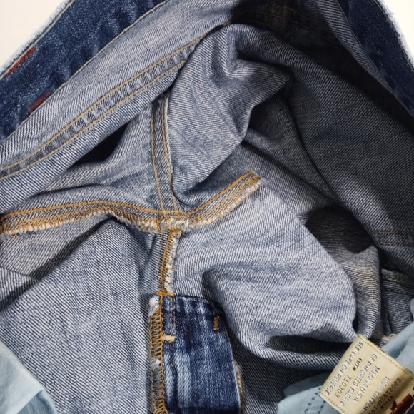 7 For All Mankind DoJo Shorts Distressed - Picture 5 of 5